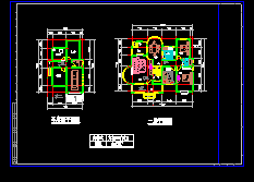 几套新型别墅户型设计方案CAD图-图二