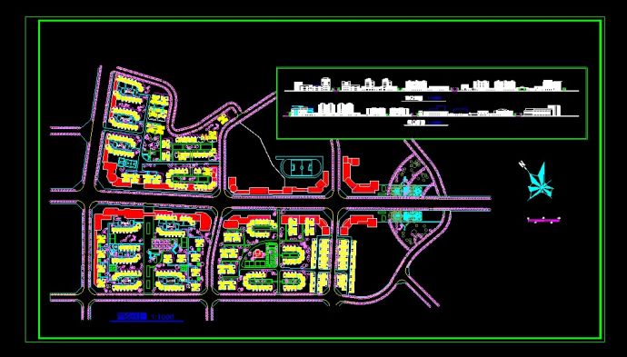 某居住小区规划设计CAD详情整套图纸_图1