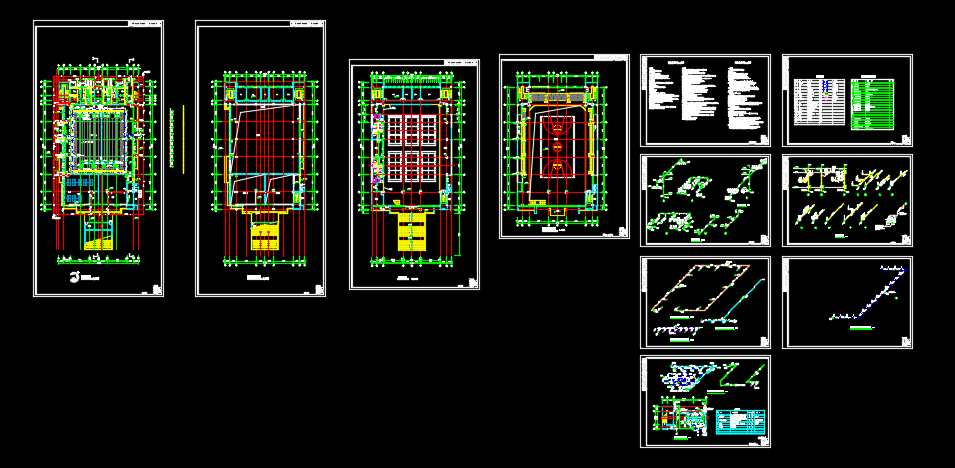 某学校艺体馆（内设游泳池）给排水全套图纸