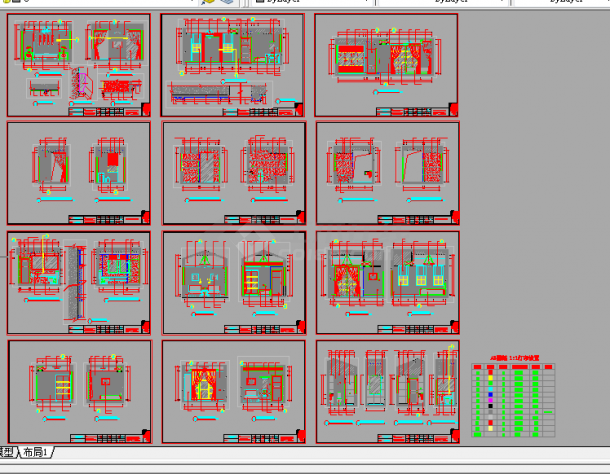 二层别墅建筑方案设计全套CAD立面图-图一