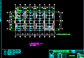 某市鞋城建筑结构CAD施工设计图-图二