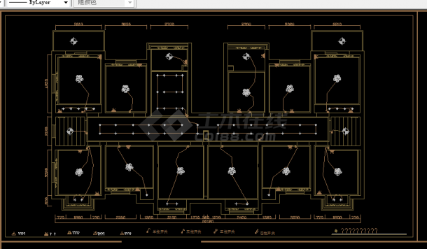 精品酒店建筑方案设计及施工全套CAD图纸-图二