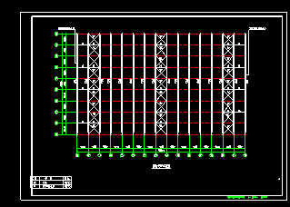 某公司钢构厂房全套CAD平立面设计施工图-图二