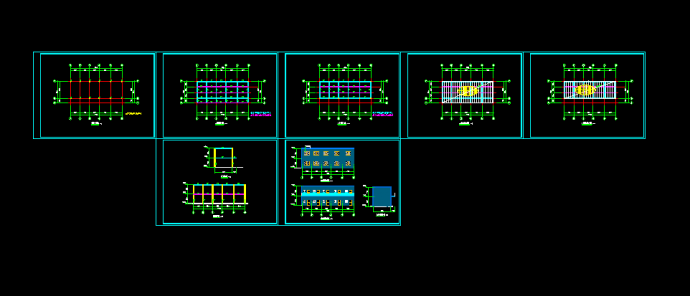 临建两层钢结构办公室结构设计方案图_图1