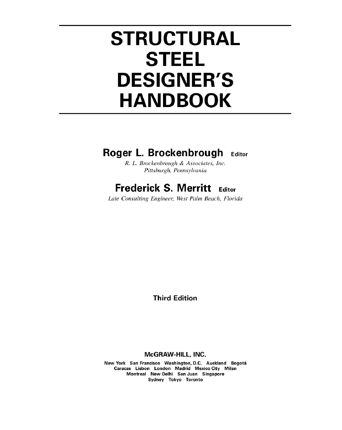 《Structural Steel Designer's Handbook》-图一