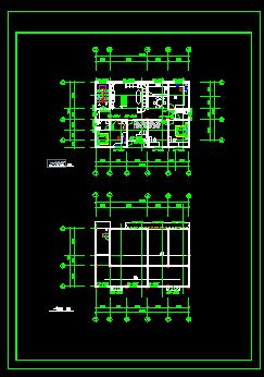 某小区住宅建筑设计CAD平面详请图-图二