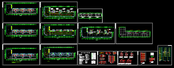 11层住宅楼电全套CAD图纸下载-图一