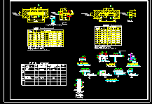 某市汽车库结构查CAD平面施工图-图二