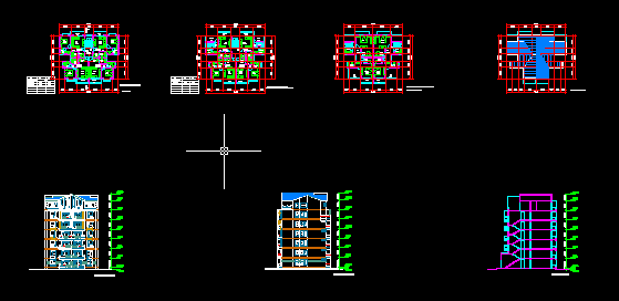 A1住宅楼建筑方案设计全套CAD图纸_图1