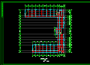 某多层框架大跨度厂房结构施工图纸-图二
