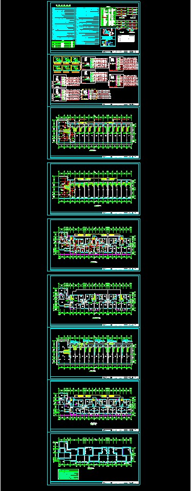 商住办公楼全套电气设计cad施工图纸_图1