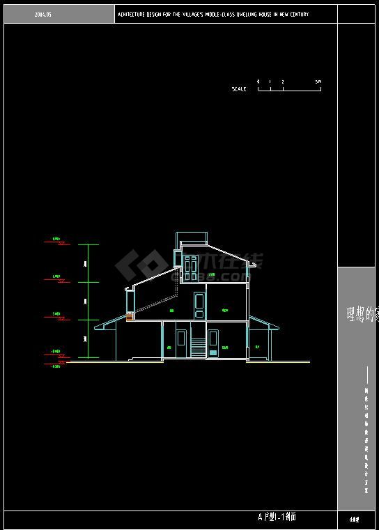 无锡市民用建筑设计院的cad设计图(含设计说明）-图二