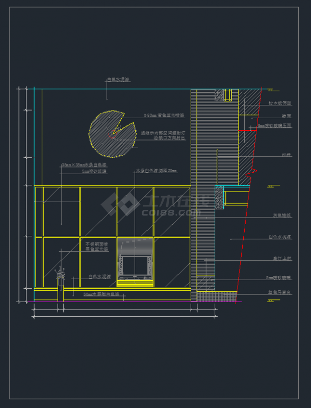 多种样式家居客厅装修设计CAD图-图二