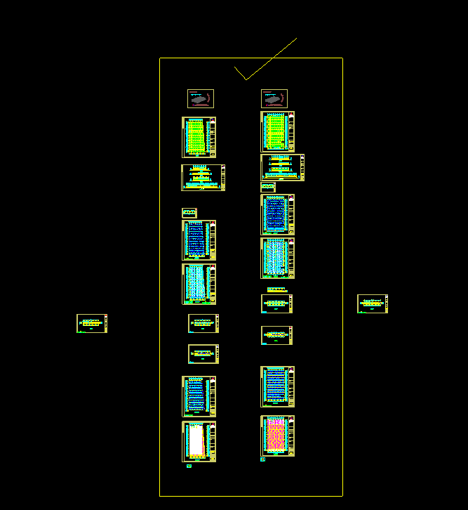 某建筑结构厂房CAD平面设计方案图_图1
