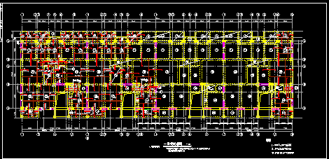 底框六层砖混住宅楼结构CAD建筑设计图-图二