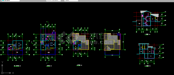 日式别墅方案设计全套CAD平面图-图一