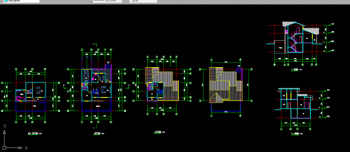 日式别墅方案设计全套CAD平面图_图1