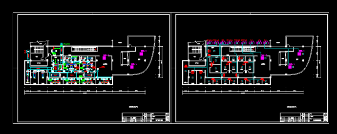 茶楼中央空调施工CAD设计方案图纸_图1