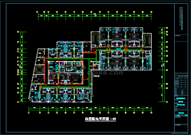 某星级酒店改造工程电气设计规划cad施工图纸-图二