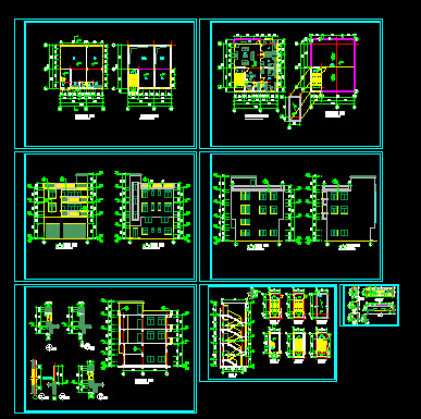 某私人住宅建筑施工设计CAD详情图_图1