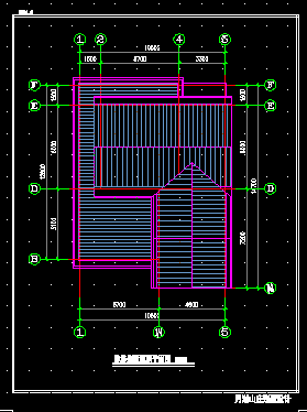 单层别墅住宅建筑施工CAD设计方案图纸-图二
