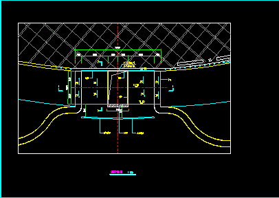 某桥建筑结构施工全套cad设计图纸(照明 平面 剖面)-图二
