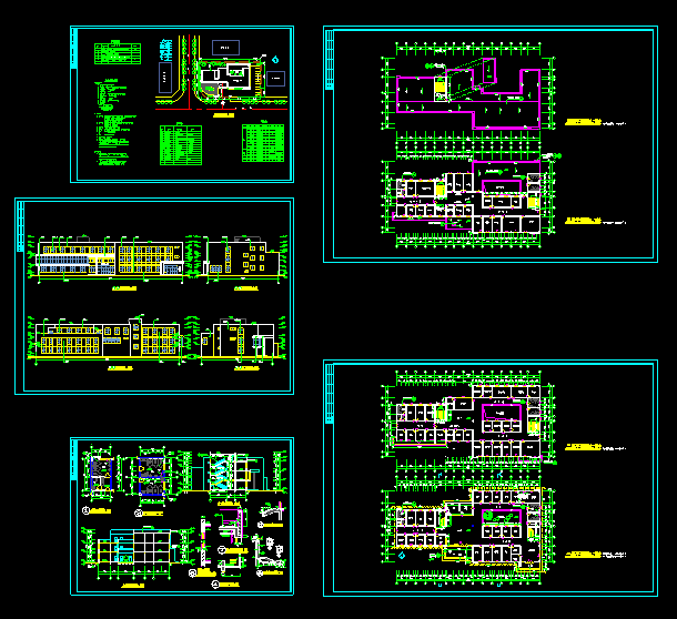某医院三层独立门诊楼建筑CAD扩初设计图_图1