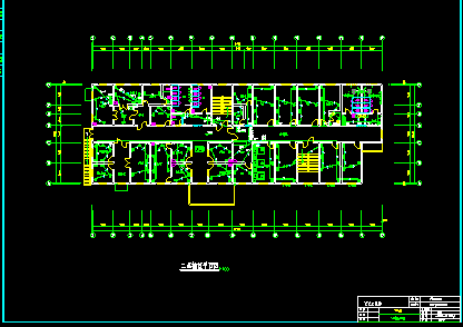 某营地医院建筑结构CAD设计水电施工图纸-图二