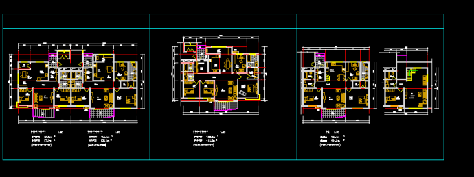 新型小区住宅楼建筑施工CAD设计方案图纸_图1