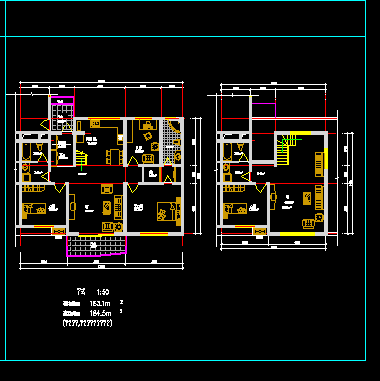 新型小区住宅楼建筑施工CAD设计方案图纸-图二