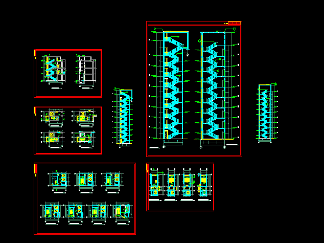 某别墅楼梯建筑设计方案全套CAD图纸_图1