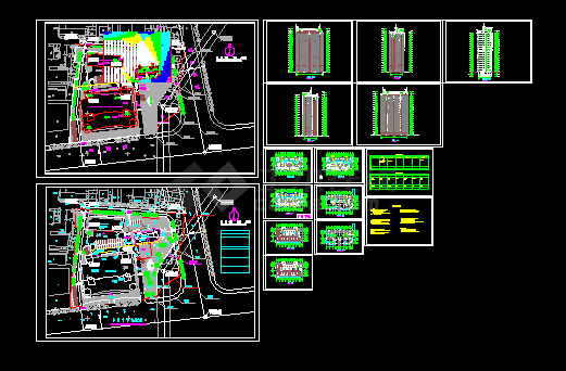 某市经济适用房建筑施工CAD设计方案图纸-图一