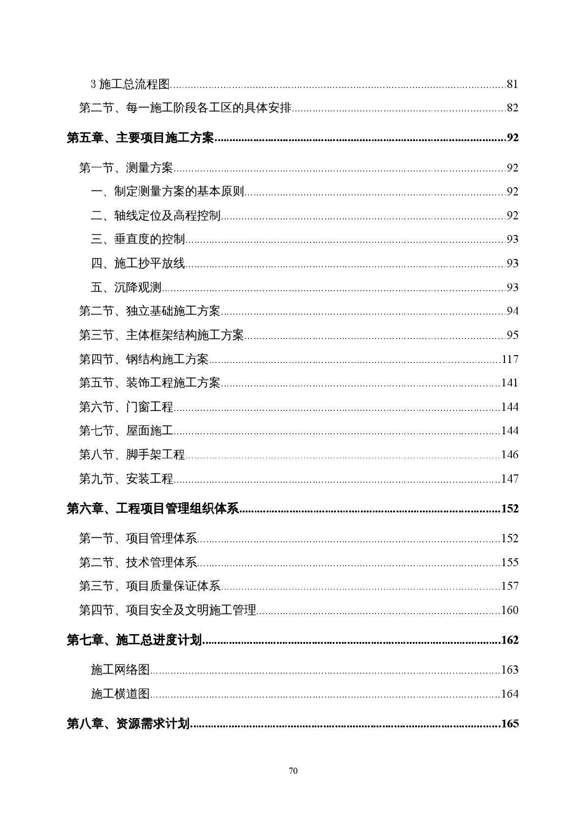 安徽某复合肥成品库施工组织设计（框架结构 轻钢屋顶）附施工平面图-图二