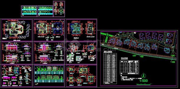 豪华别墅全套设计齐全CAD施工图纸-图一