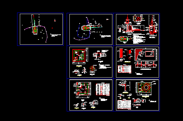 某水电站全套cad施工设计方案图纸_图1