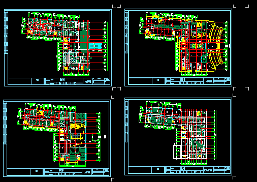 国际广场建施设计方案全套CAD平面图_图1