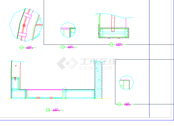 某豪华多层住宅建筑设计全套CAD图纸-图二