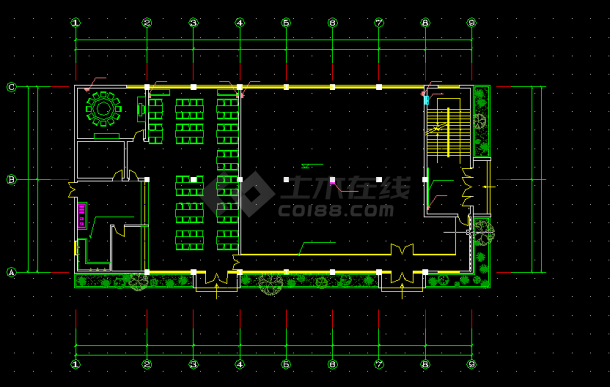 某综合楼建筑电气施工设计全套CAD详图-图二