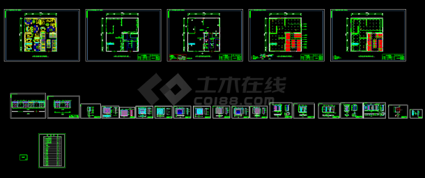 品牌家具旗舰店大卖场室内装修cad平面装修设计布置-图一