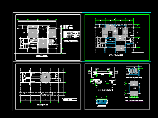 某办公楼8层和10层加固cad整套设计方案图