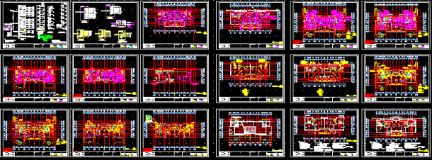 某市多层住宅楼建筑强、电cad设计全套施工图-图一