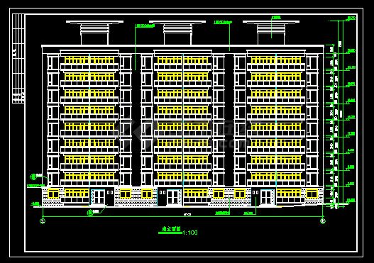 永宏佳园小高层住宅全套施工CAD图-图二