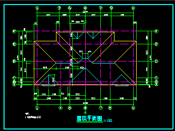 常德市柳叶湖度假区别墅cad平面施工图-图二