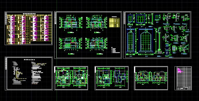 3层独栋别墅施工图.dwg_图1