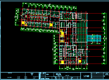 某市国际广场建筑CAD施工设计平面图纸-图二