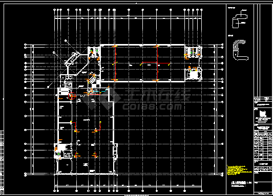 某个经典汽车系建造cad施工图纸-图二