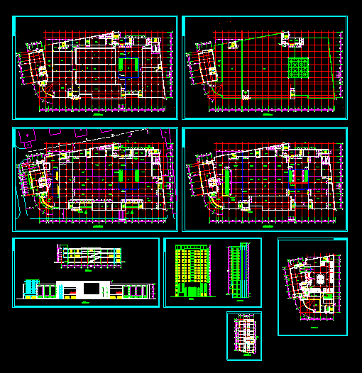某大型商场设计方案建筑CAD施工图纸_图1