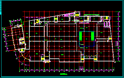 某大型商场设计方案建筑CAD施工图纸-图二