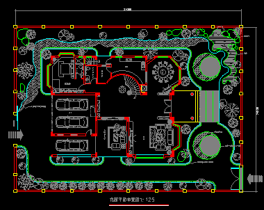 某农村别墅室内CAD建筑施工设计方案图纸-图二