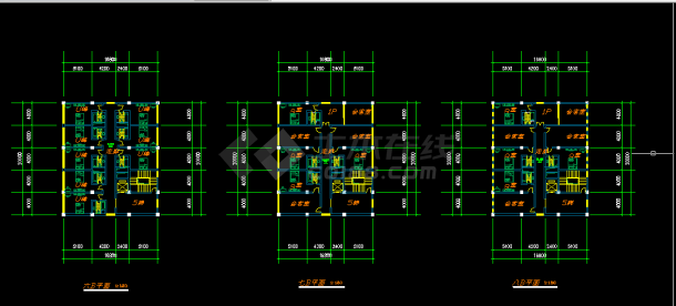 风云大酒店建筑施工设计全套CAD详图-图二